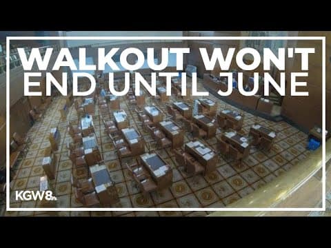 Oregon Senate Republicans pledge to return on final session day