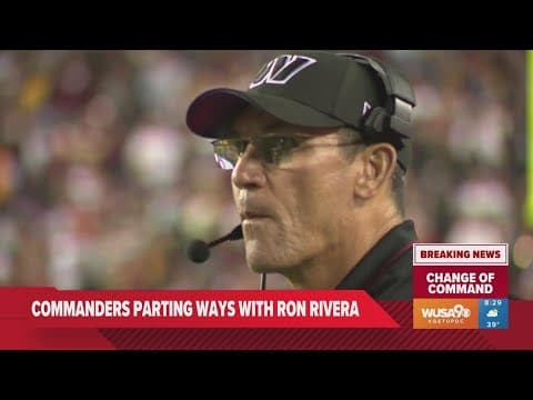 Ron Rivera and Washington Commanders ‘parting ways,’ team confirms