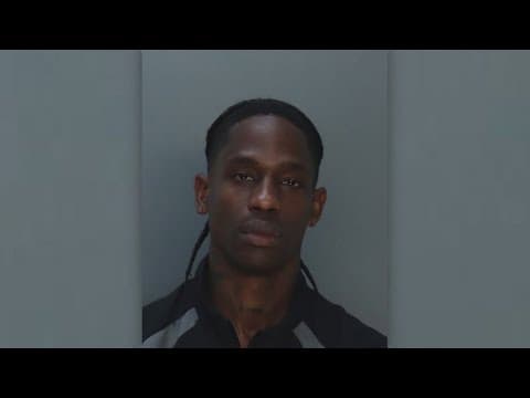 Rapper Travis Scott arrested for trespassing, disorderly intoxication on yacht in Miami