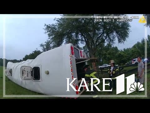 Florida authorities release bodycam footage from fatal crash of farmworker bus