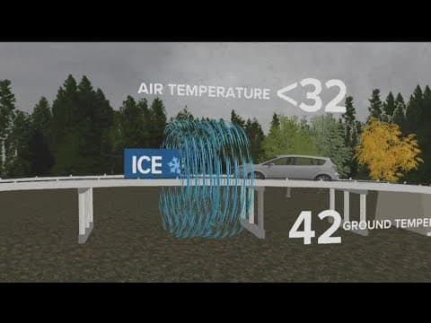 Weather Minds: Why bridges can be more slippery than roads in the cold
