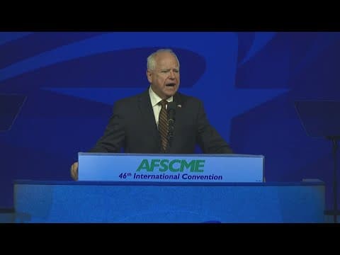 Democratic running mate Tim Walz delivers an impassioned defense of his military service I Via: NBC