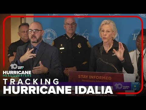 Tampa mayor, city leaders give update ahead of Hurricane Idalia