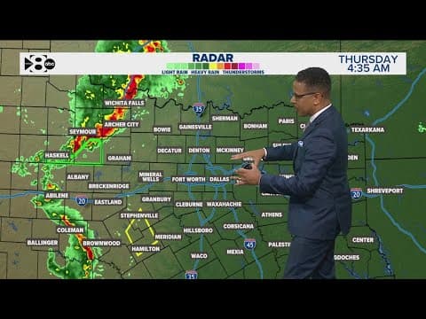 DFW Weather: Potentially severe storms move into North Texas