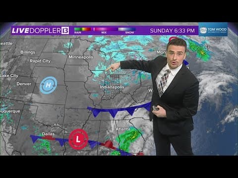 Live Doppler 13 Forecast | 6 p.m. update, March 17, 2024