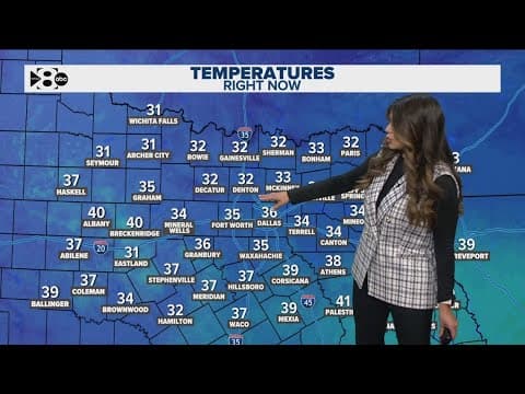 DFW Weather: A freeze warning is in place for parts of North Texas