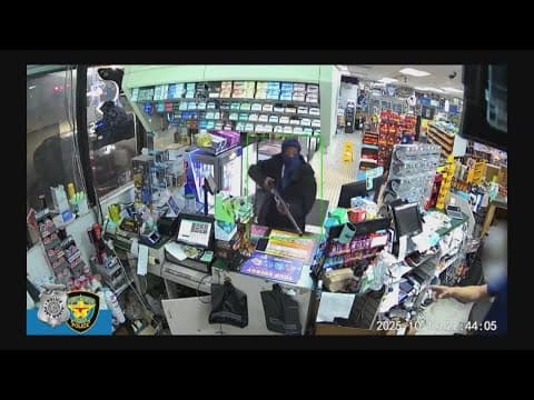 Fort Worth police are searching for two men accused of robbing a gas station