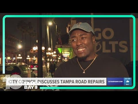 City Council discusses Tampa road repairs