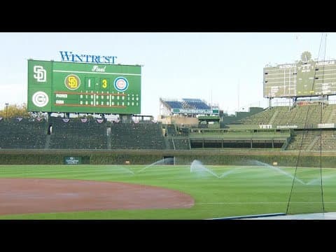 Padres Playoffs | Padres lose to Cubs, 3-1 in Game 1