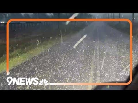 Hailstorm in Sterling