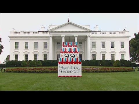 The White House celebrates Former Pres. Jimmy Carter's 99th Birthday.
