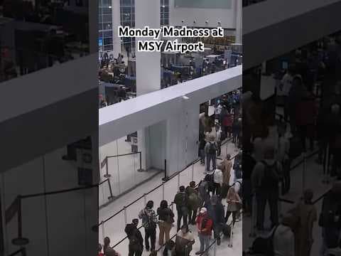 Louis Armstrong New Orleans International Airport addresses issues with long lines.