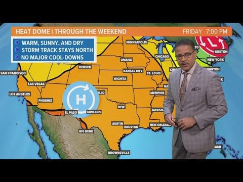 DFW Weather: Heat dome will stay in place through the weekend
