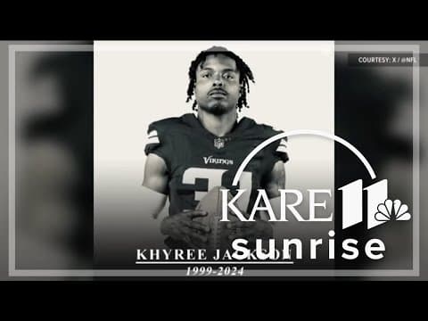 Minnesota Vikings mourn Khyree Jackson with memorial