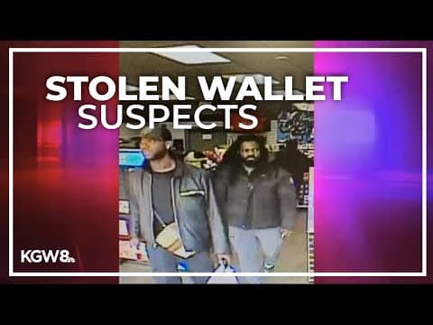 Clark County deputies seek at least 2 suspects who stole wallets in gym