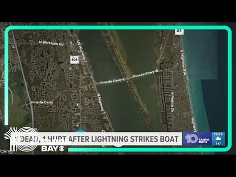 Officials: Boat captain killed by lightning strike in Brevard County