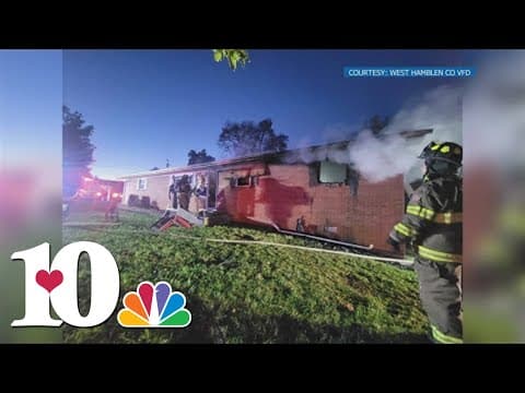 Deputies rally around Hamblen County lieutenant after fire destroys his home, injures mother