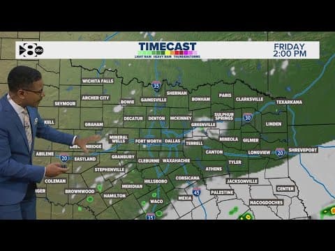 DFW Weather: Full weekend forecast for North Texas