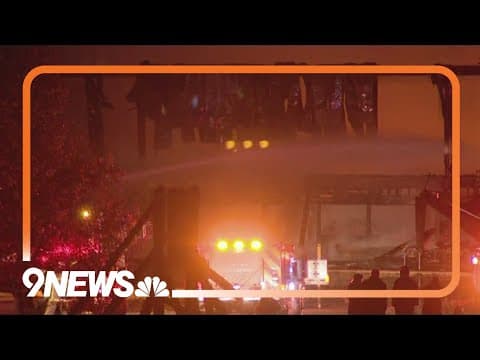 Evacuation order issued in Boulder County due to fire at Nederland shopping center