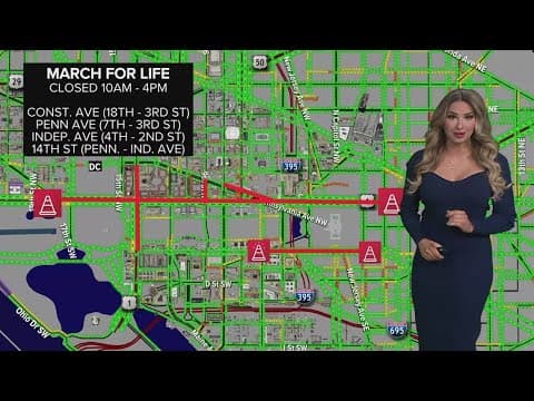 Roads close for anti-abortion protestors