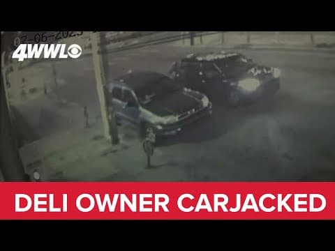 Owner of popular Magazine St. deli carjacked, struck in front of his own business