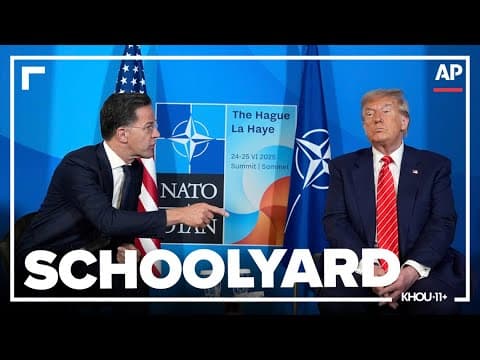 Trump Calls Israel-Iran Conflict a 'Schoolyard' Fight