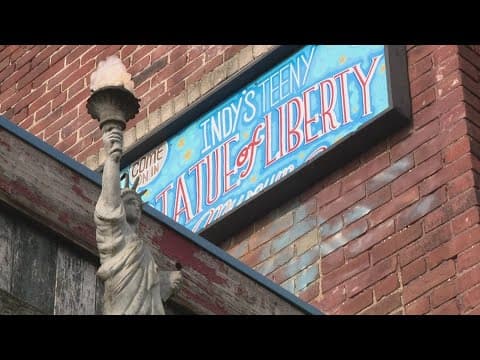 'Indy's Teeny Statue of Liberty Museum' draws tourists to the city's near east side
