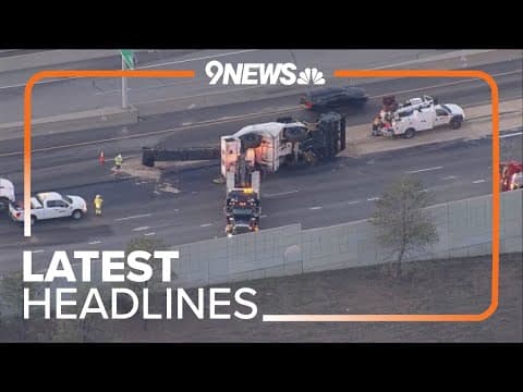 Latest headlines | Delays on I-25 due to construction equipment on roadway