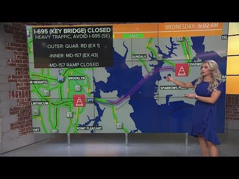 Bridge collapse remains a huge traffic impact in the region. Here's how to get around