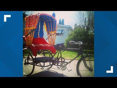 Stolen antique rickshaw returned to Indianapolis family