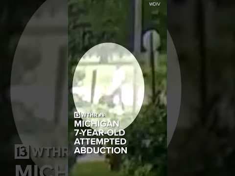 Attempted abduction of 7-year-old at Michigan park caught on camera