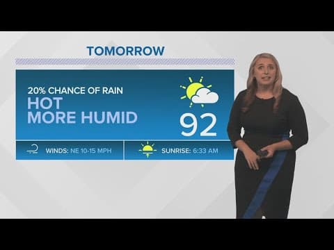 New Orleans Weather: Hot and more humid for rest of the week into weekend