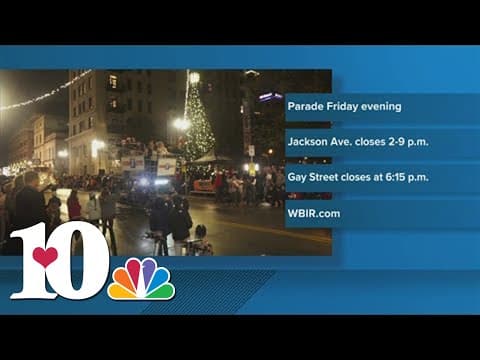 Downtown Knoxville announces road closures for WIVK Christmas Parade, First Friday Block Party