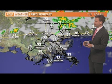New Orleans Weather: Afternoon storms continue