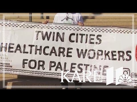 MN health care workers rally in support of Palestine