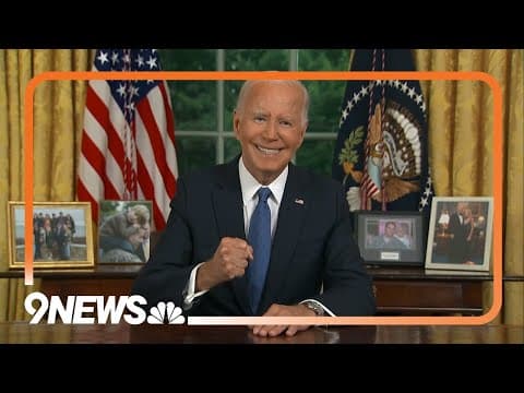 Biden Full Speech: President Biden Talks About Decision To Drop Out of 2024 Presidential Election