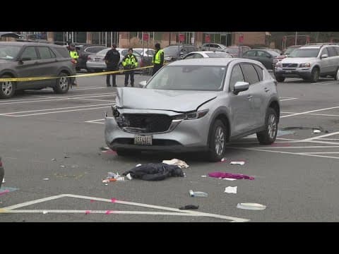 Woman killed by driver, was pinned underneath car in Giant grocery store parking lot