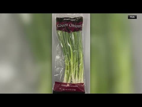 RECALL ALERT: Green onions recalled for salmonella risk