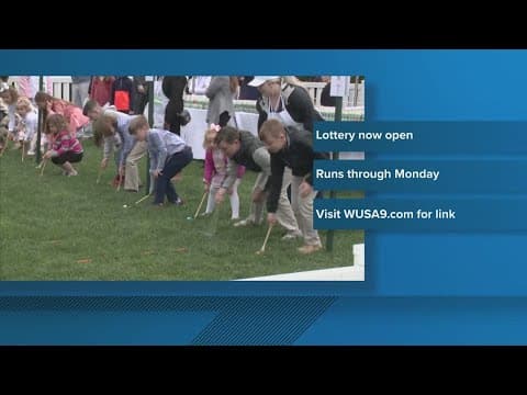 White House Easter Egg Roll Lottery opened