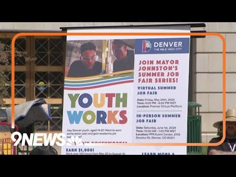 Denver funding program to help young people get summer jobs