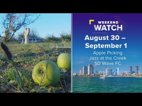 Weekend Watch August 30 - September 1 | Things to do in San Diego