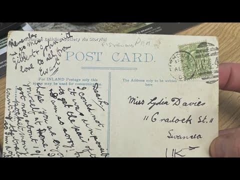 Post card arrives 121 years late
