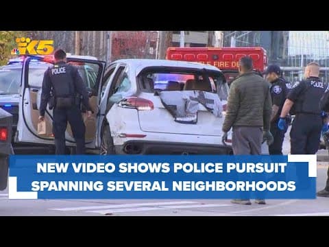 New video shows police pursuit spanning several Seattle neighborhoods