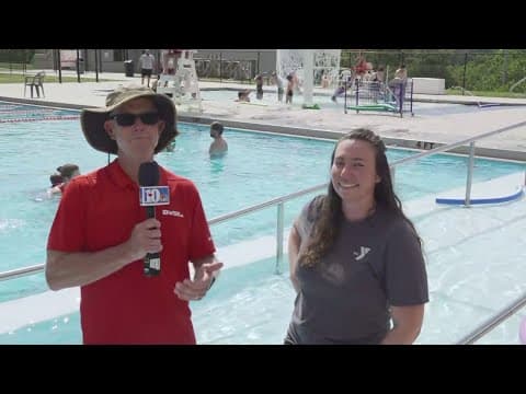 Cooling off in West Knoxville at the pool