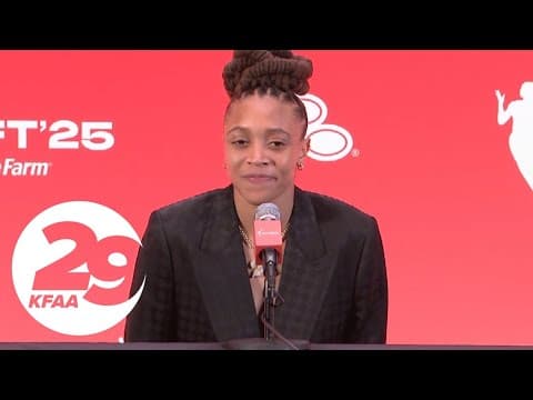 VIDEO: Madison Scott speaks after getting selected by the Dallas Wings