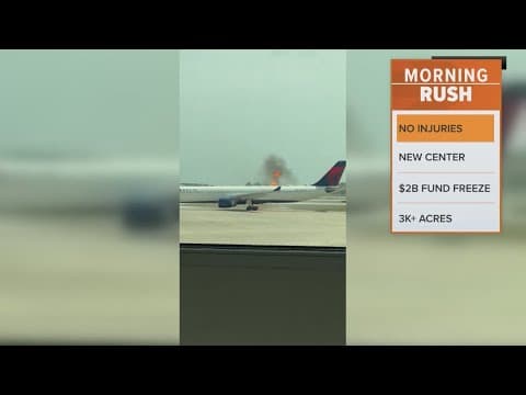 Passengers evacuated from Delta flight due to fire