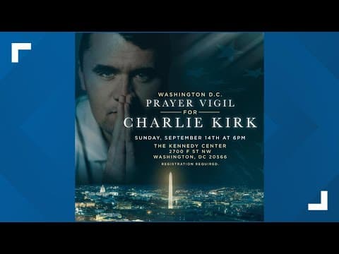 Live: Prayer Vigil at the Kennedy Center for Charlie Kirk