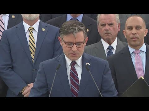 Live: Speaker Mike Johnson Holds Press Conference as Government Shutdown Continues