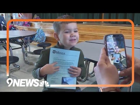 5-year-old Coloradan accepted into Mensa