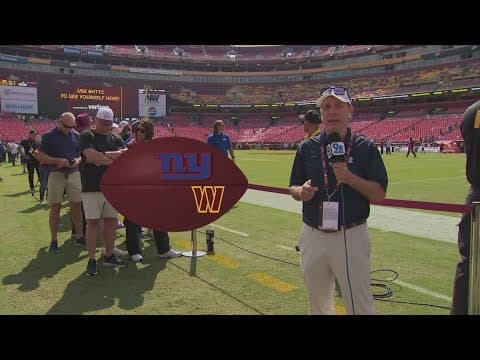 Fantastic weather forecast for the Giants @ Commanders game